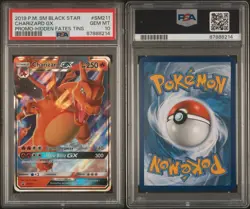 Pokemon TCG Charizard GX SM211 Hidden Fates Black Star Promo PSA 10 Gem Mint - Image 2