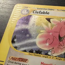 Clefable Expedition Base Set Holo Rare 7/165 2002 Pokemon Card MP - Image 3
