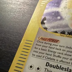 Clefable Expedition Base Set Holo Rare 7/165 2002 Pokemon Card MP - Image 5