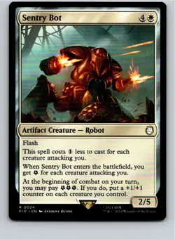 Magic the Gathering Sentry Bot Universes Beyond: Fallout MTG Free Shipping! - Image 1