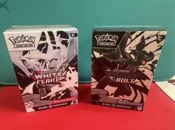 Pokemon Black Bolt and White Flare Booster Bundle Set of 2 Sealed - Image 1