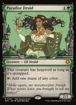 MTG Special Guests FDN M Paradise Druid #0080 - Image 1