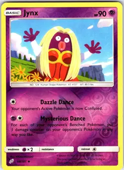 Jynx 68/181 Uncommon Team Up Pokemon Reverse Holo Near Mint - Image 1