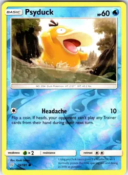 Psyduck 26/181 Common Team Up Pokemon Reverse Holo Near Mint - Image 1