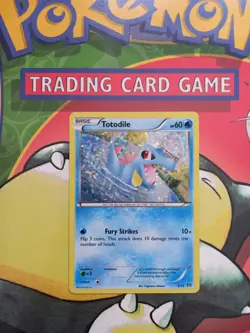 Totodile 5/12 Holo Rare McDonald's 2016 Promo Pokemon Card - Image 1