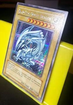 Yu-Gi-Oh! Blue-Eyes White Dragon DDS-001 Secret Rare UNLIMITED EDITION *HP* - Image 3