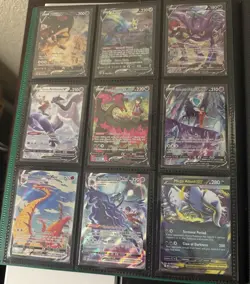 Curated Pokemon Binder Collection 360 Cards Gold TG GG Full Art VMAX VSTAR ex - Image 3