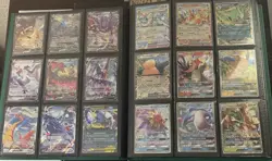 Curated Pokemon Binder Collection 360 Cards Gold TG GG Full Art VMAX VSTAR ex - Image 4