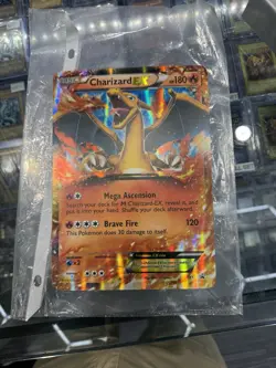 Charizard EX XY17 Jumbo Holo Rare 2014 Black Star Promo Card Pokemon TCG MP - Image 1