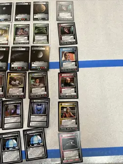 Star Trek CCG 65-Card Rare Lot Lightly-Played (see photo and description) - Image 4