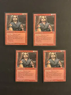 *** Joven x4 *** NM+ NEVER PLAYED Homelands MtG Magic Gathering FAST SHIPPING - Image 1