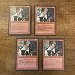 4x Chandler NM+ NEVER PLAYED MTG Homelands Magic x4 1995 VINTAGE FAST SHIPPING - Image 1