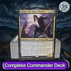 Yuriko, the Tiger's Shadow COMMANDER DECK Ninja Dimir Ninjutsu MTG Custom EDH - Image 1