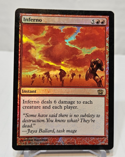 FOIL Inferno 8th Edition MTG Magic The Gathering 360 - Image 1