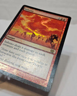 FOIL Inferno 8th Edition MTG Magic The Gathering 360 - Image 2