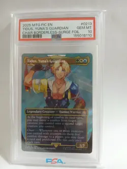 Tidus, Yuna's Guardian (Borderless) (Surge Foil) Commander: Final Fantasy Foil - Image 1