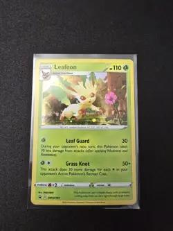 Leafeon SWSH191 Pokemon 2022 Sword & Shield Promo Card Cosmos Holo NM #SWSH191 - Image 1