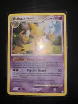 Alakazam Holo Pokemon TCG Card 2/123 Mysterious Treasures Series - Image 1