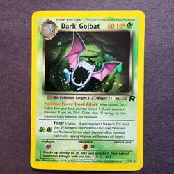 2000 Pokemon Dark Golbat Holo 7/82 Team Rocket LP (010) - Image 2