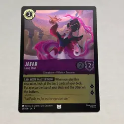 Jafar 59/204 Disney Lorcana Fabled Uncommon Cold Foil Card NM - Image 1