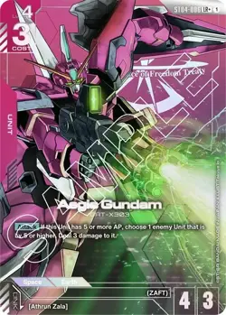 Aegis Gundam Alternate Art Foil - ST04-006 LR+ NM - Gundam TCG Card Game - Image 1