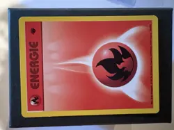 Pokemon Card Base Set No. 98/102 Fire Energy German First Edition - Image 1