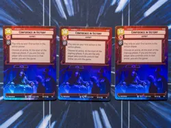 Star Wars Unlimited: Confidence in Victory Hyperspace Foil x3 SEC 901 - Image 1
