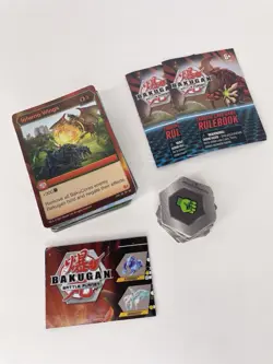 Lot of 97 Bakugan Trading Cards & 18 BakuCores Bundle + MORE By Spin Master - Image 2
