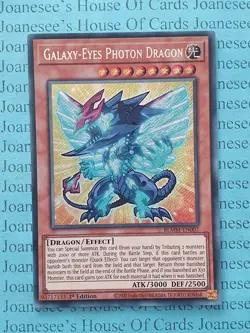 BLMM-EN007 Galaxy-Eyes Photon Dragon Yu-Gi-Oh Card 1st Edition Chibi Artwork New - Image 1