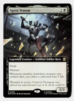 Agent Venom (Extended Art) 255 Marvel's Spider-Man Magic: The Gathering Foil - Image 1