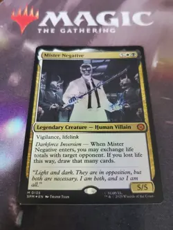 Mtg. Mister Negative. Foil. Marvel's Spider-Man. Pack Fresh - Image 1