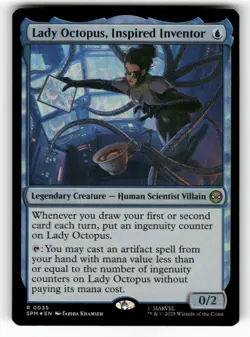 Lady Octopus, Inspired Inventor 35 Marvel Spider-Man Magic The Gathering Foil NM - Image 1