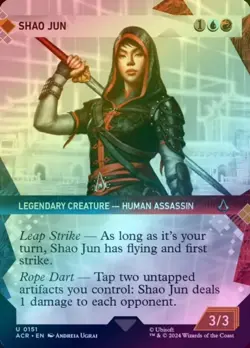 Shao Jun - Foil - Showcase - NM - Universes Beyond: Assassin's Creed (ACR) - 151 - Image 1