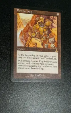 Powder Keg MTG Urza's Destiny UD 1999 #136 Reserved List - Image 3