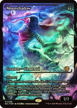 Moonshadow Foil Japan Showcase Lorwyn Eclipsed NM MTG - Image 1