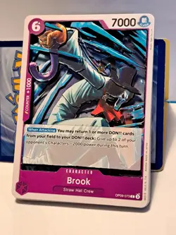 3D Custom Card: One Piece - Brook OP09-073 Shadowbox - Image 1
