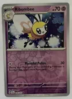 Pokemon TCG Temporal Forces RIBOMBEE 076/162 REVERSE HOLO - Image 1