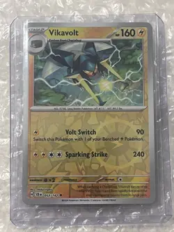 Pokemon TCG Vikavolt SV07: Stellar Crown 053/142 Reverse Holo Uncommon NM - Image 1