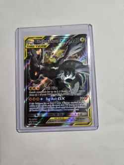 Pokemon TCG: Pikachu & Zekrom GX Sun & Moon Black Star Promo SM168 Holo - Image 1