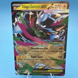 Mega Zeraora ex 027/084 Me05: Pitch Black Double Rare - NM & FAST SHIPPING! - Image 1