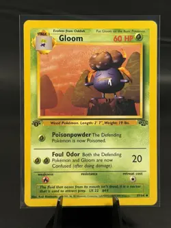 Pokemon TCG Jungle Gloom 37/64 1st Edition Uncommon Regular 1999 EN 60HP - Image 2