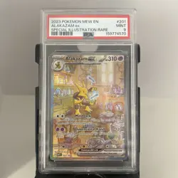 Pokemon TCG Alakazam EX Holo Ultra Rare Scarlet and Violet 151 PSA 9 - Image 1