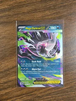Mega Darkrai ex 048/084 ME05 Pitch Black Holo Double Rare Pokemon NM-MT - Image 1