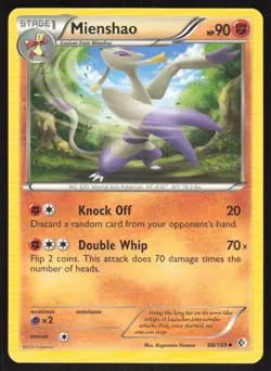 Pokemon Mienshao Uncommon 88/149 Boundaries Crossed LP - Image 1