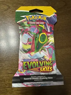 Pokemon TCG - Evolving Skies Sleeved Booster Pack Sword & Shield SEALED - Image 2