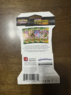 Pokemon TCG - Evolving Skies Sleeved Booster Pack Sword & Shield SEALED - Image 4