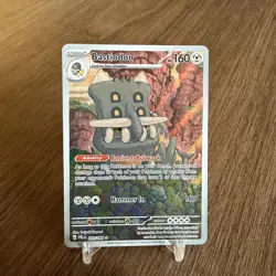 Bastiodon IR Pitch Black 93 Illustration Rare Pokemon TCG NM - Image 1