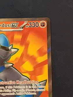 Rampardos ex 100/084 Me05: Pitch Black Holo full art pokemon ultra rare - Image 3