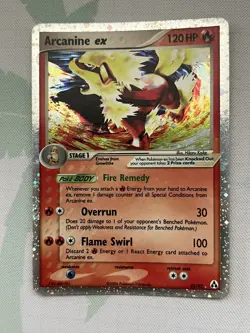 Arcanine ex Legend Maker 83/92 Holo Ultra Rare EN w/Heart Swirl! ❤ - Image 1