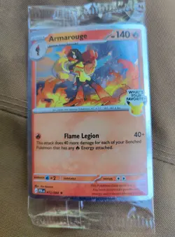 Pitch Black Armarouge Best Buy Promo Holo Rare 30th stamped sealed - Image 1